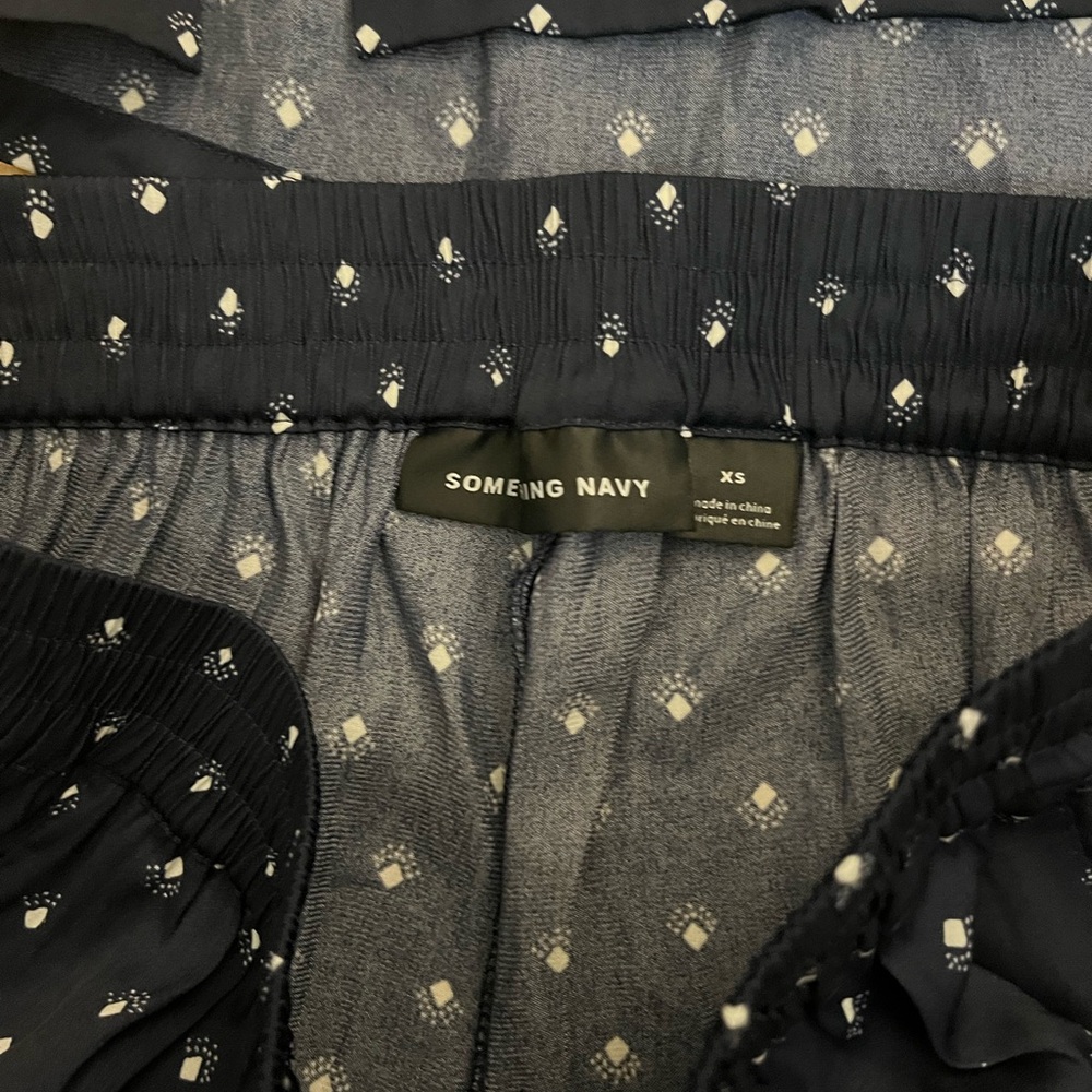 Something Navy Dark Blue Diamond Pattern Set - image 2